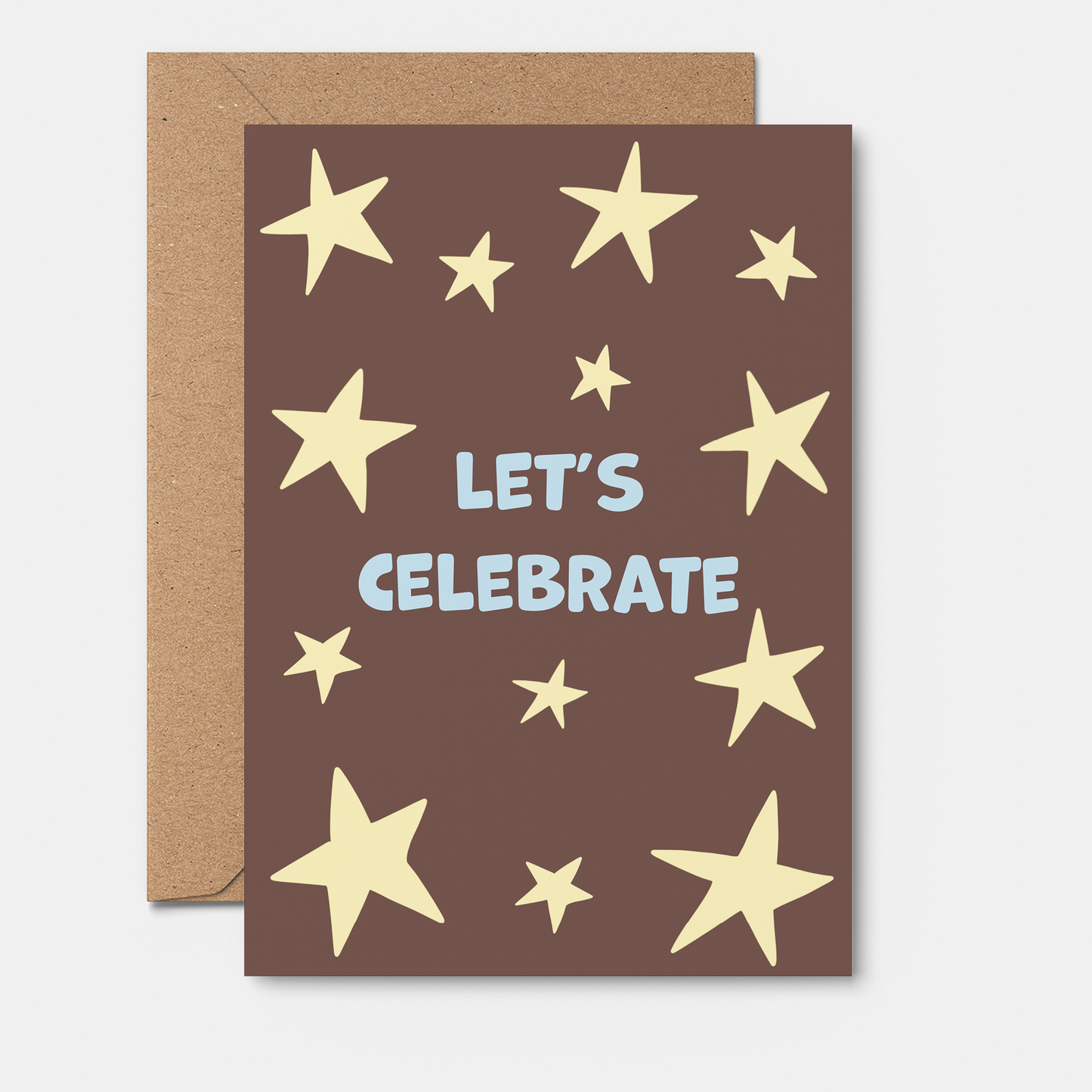 Let's Celebrate Stars Greeting Card