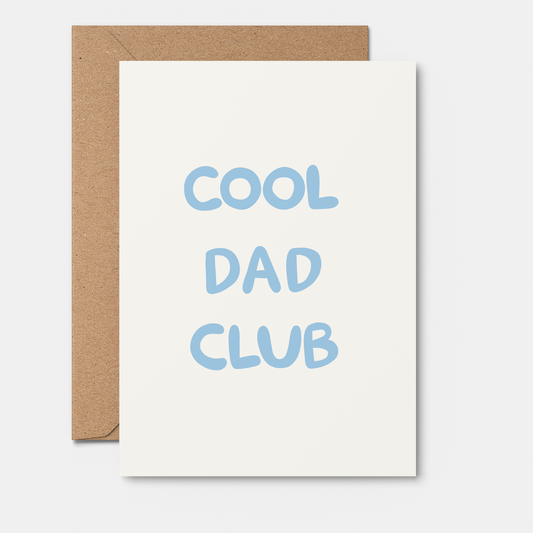 Cool Dad Club Father's Day Card