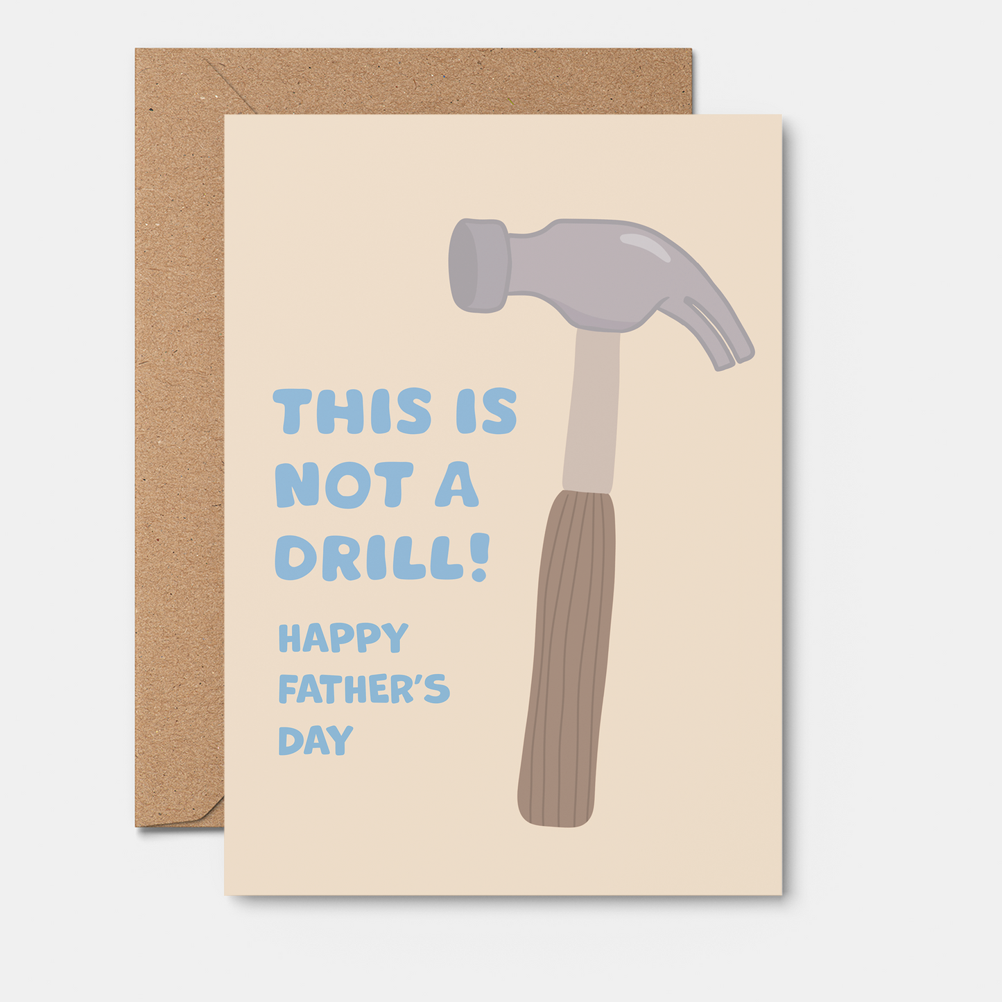 Not A Drill Father's Day Card