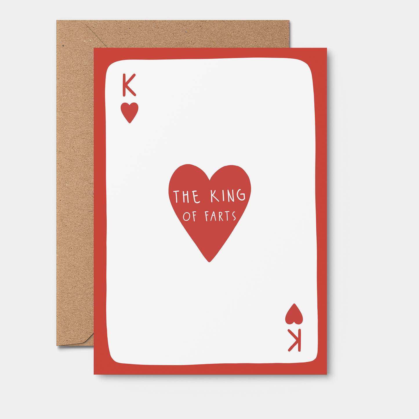 King Of Farts Father's Day Card