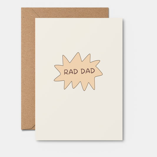 Rad Dad Father's Day Card