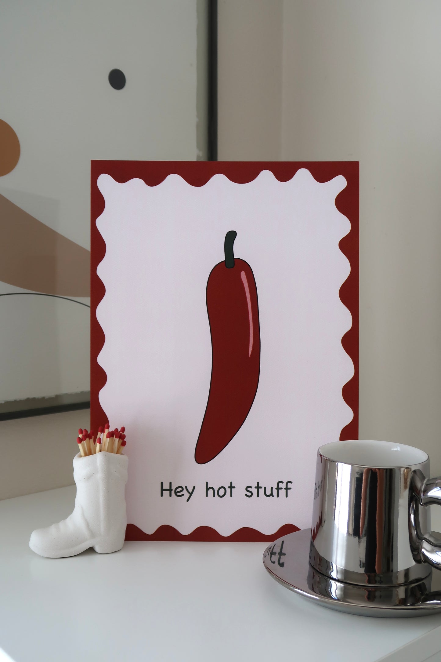 Hot Stuff A4 Art Print