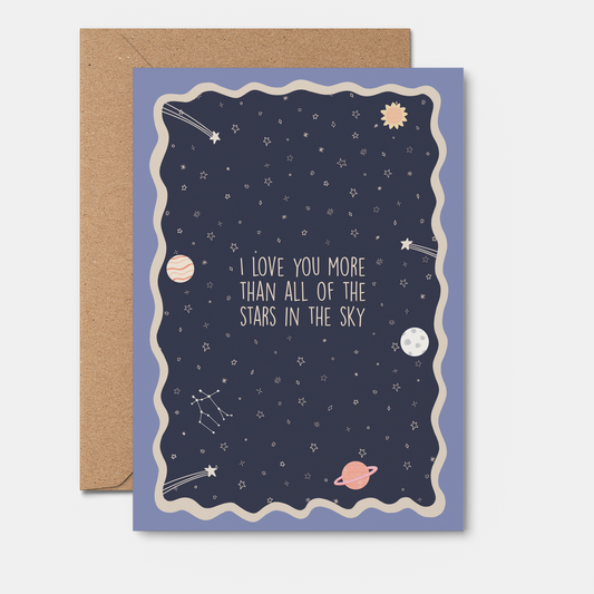 Love You More - Greeting Card