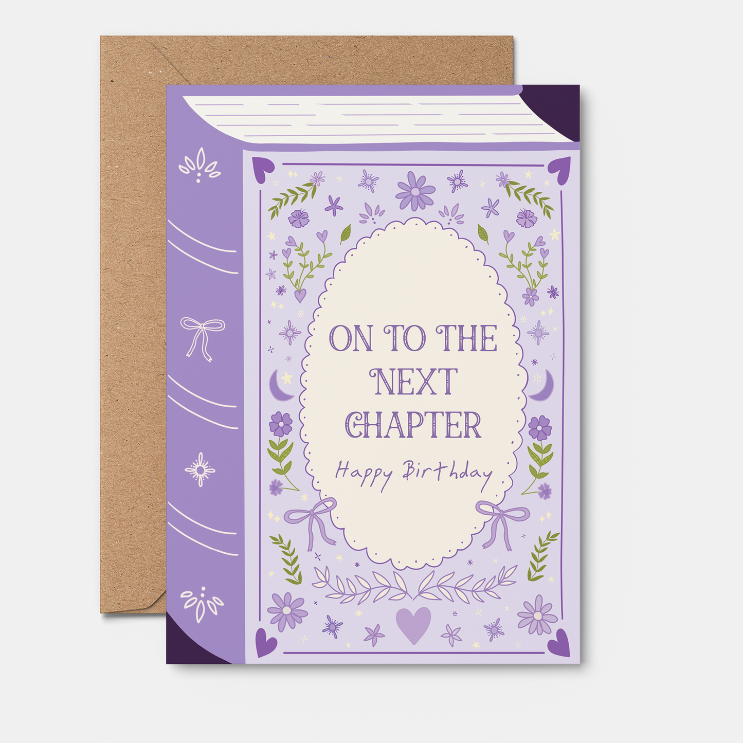 Bookish Birthday Card - The Next Chapter