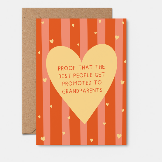 The Best Grandparent Greeting Card