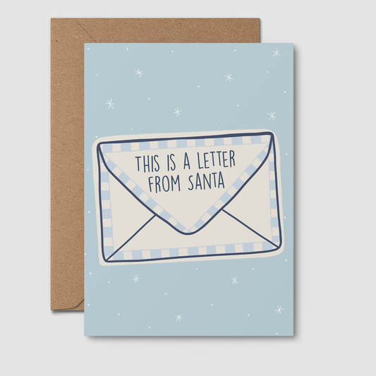 Letter From Santa - Christmas Card