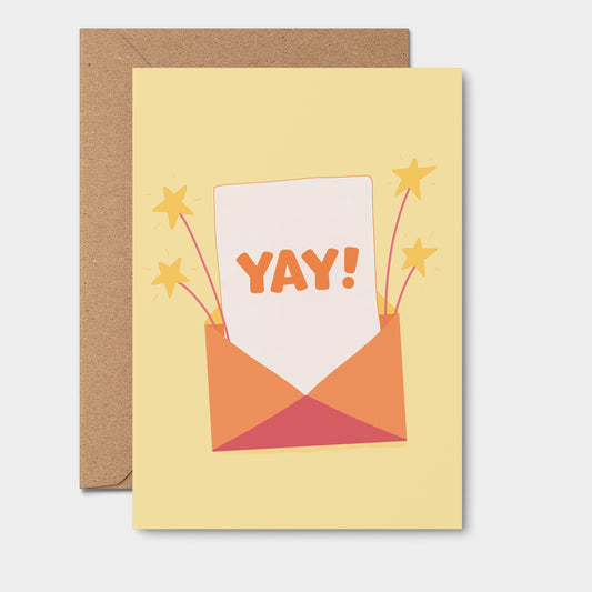 Yay! greeting card