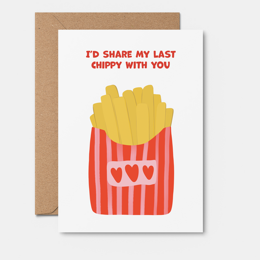 Share My Chippy- Valentine’s Day Card