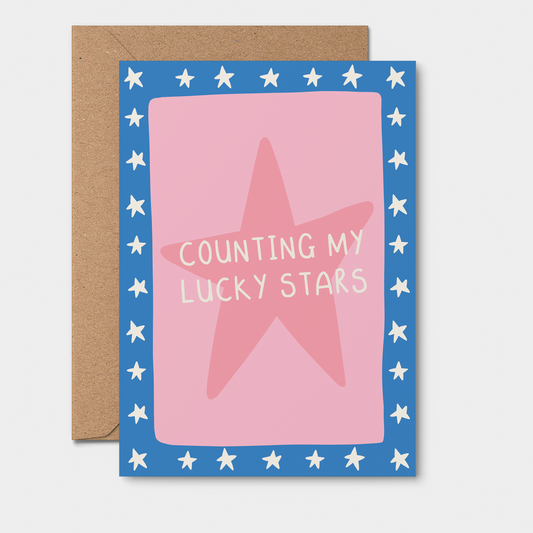 Counting My Lucky Stars - Greeting Card