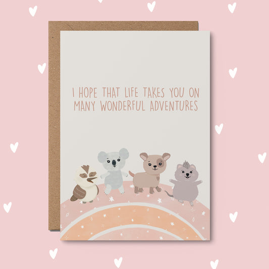 Wonderful Adventures Greeting Card