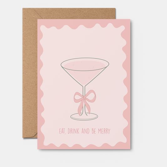 Eat, Drink, Be Merry | Christmas Card