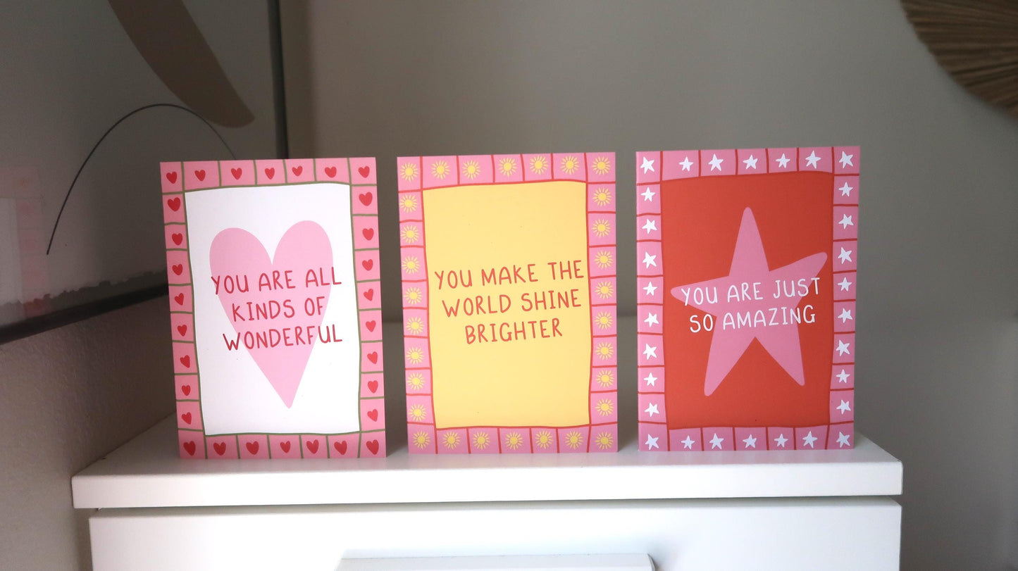 You Are All Kinds Of Wonderful - Greeting Card