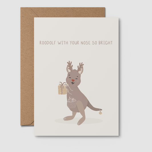 Roodolf Australian Christmas Card