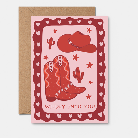 Wildly Into You - Valentine’s Day Card