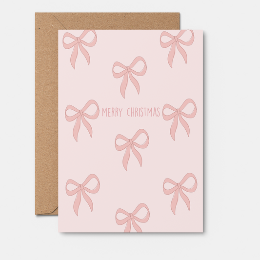 Merry Christmas Bows | Christmas Card
